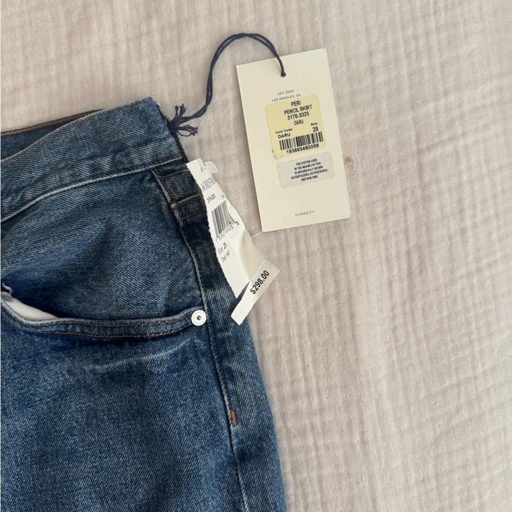 Citizens Of Humanity Blue Denim Skirt - Picture 3 of 8